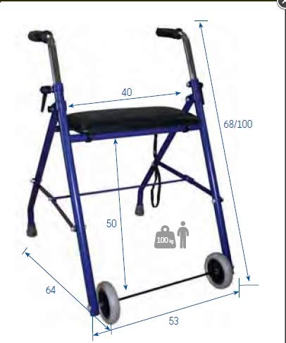 Andador con asiento - Obea - AGAND85