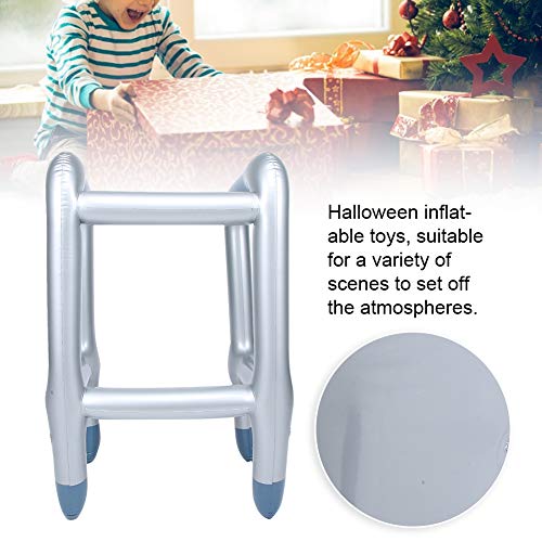 Andador inflable, marco inflable de Zimmer de Halloween Bastón inflable para caminar Disfraz de fiesta de Halloween Suministros de cosplay Bastón de apoyo para niños Bastón para(Andador inflable)