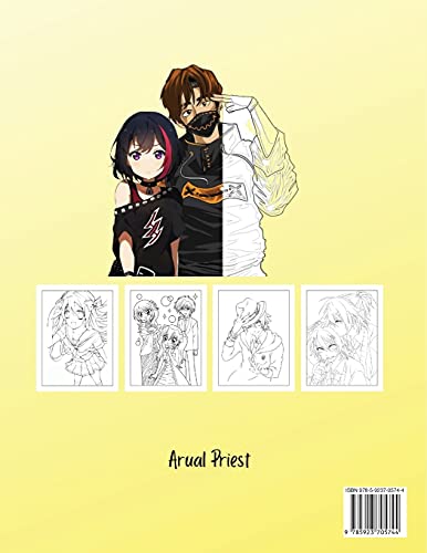 Anime - Libro de colorear para niños, adultos o cualquier persona que ama a los personajes de anime: Hermoso libro para colorear Anime y Manga | ... Hawaii, Manga japonesa y Anime para colorear