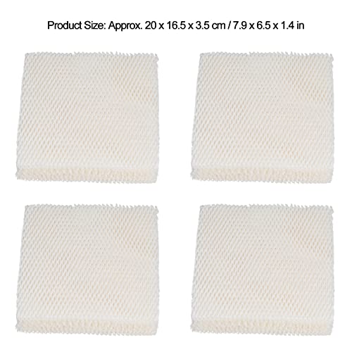 Aoutecen Accesorios de Humidificador 4 Piezas de Filtro de Humidificador de Aire Filtro de Humidificador de Papel de Repuesto Compatible con Honeywell HFT600