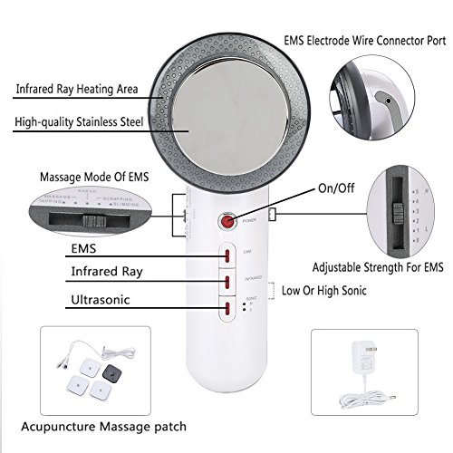 Aparato de adelgazamiento corporal, terapia anticelulitis para tonificar el moldeado, adelgazamiento por infrarrojos, cavitación EMS por infrarrojos