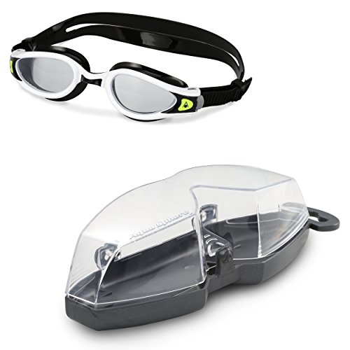 Aqua Sphere Kaiman Exo Regular Fit Clear - Gafas de natación, Color Negro