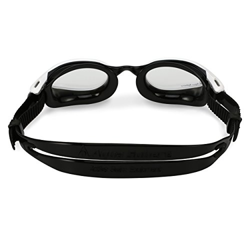 Aqua Sphere Kaiman Exo Regular Fit Clear - Gafas de natación, Color Negro