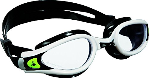 Aqua Sphere Kaiman Exo Regular Fit Clear - Gafas de natación, Color Negro