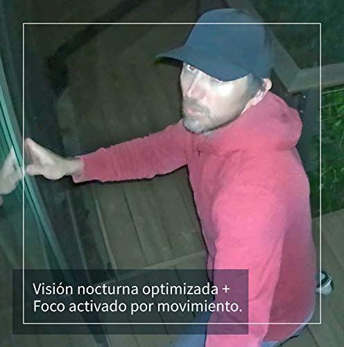 Arlo Ultra 2, cámara de vigilancia exterior wifi video 4K HDR, faro, sirena, detector de movimiento, visión nocturna, con una prueba gratuita de 90 días de Arlo Secure, necesita SmartHub, Negro