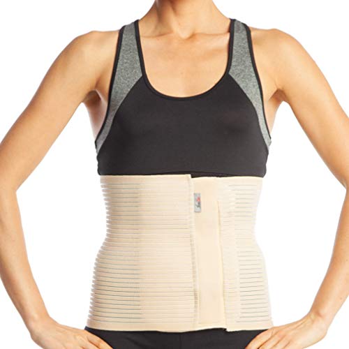 ArmoLine faja abdominal - Apoyo Postquirúrgico y Postparto (S (70-80 cm), Beige)