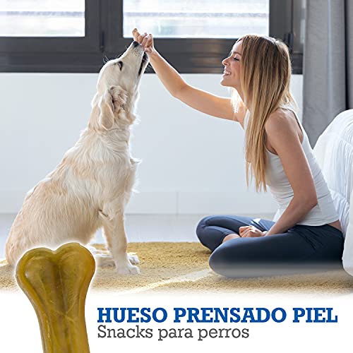 ARQUIVET - Hueso prensado de Piel de Vacuno 11 cm (Bolsa de 25 Unidades) - Paquete de Huesos para Perros - Hueso para Fortalecer Dientes de Perros - Hueso masticable