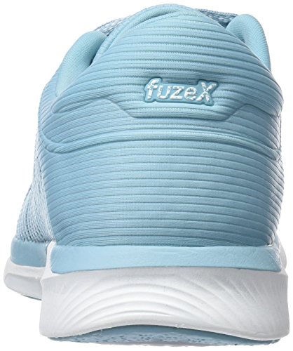 Asics Fuzex Rush Adapt, Zapatillas de Entrenamiento Mujer, Azul (Porcelain Blue/White/Smoke Blue 1401), 39.5 EU