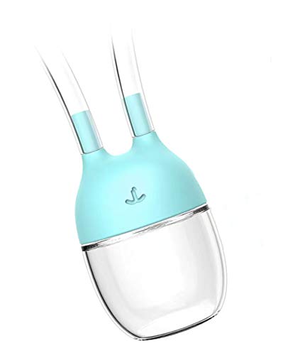 Aspirador nasal para bebé, limpiador de nariz, removedor de mocos nasales para bebés recién nacidos, aspirador de mucosidad limpiable y reutilizable y jeringa de bulbo nasal (Nasal aspirator2.0 BLUE)