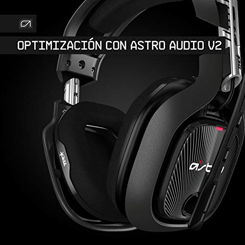 ASTRO Gaming A40 TR Auriculares alámbricos, 4a gen, Audio V2, clavija 3.5mm, micrófono intercambiable, para Xbox Series X y S, Xbox One, PS5, PS4, PC, Nintendo Switch, Móvil - Negro/Rojo