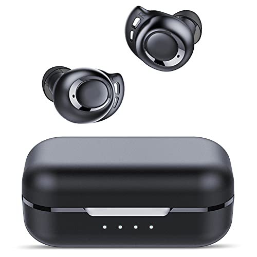 Auriculares Inalámbricos, MPWHYL, IPX8 a Prueba de Agua, 35 Horas de Reproducción, con Caja de Carga, Auriculares Internos con Control Táctil, Auriculares Bluetooth de Graves Profundos con Micrófono