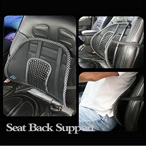 autosunshine coche asiento silla masaje espalda lumbar apoyo malla Ventile cojín Pad Auto asiento espalda cojín cintura transpirable malla de densidad para dolor de espalda y la mala postura se