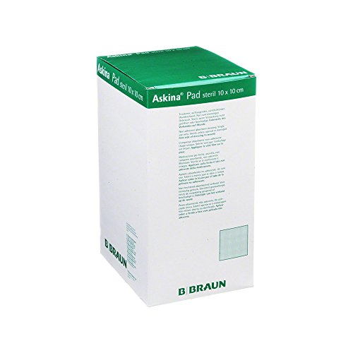 B. Braun AG ASKINA Pad, 10 x 10 cm, sin adhesivo