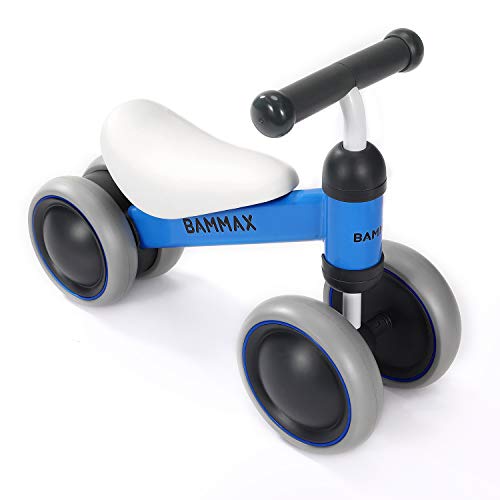 Bammax Bicicleta sin Pedales, Bici sin Pedales Niño, Juguetes Bebes 1 Año, Triciclos Bebes, Correpasillos Bebes 1 Año, Azul