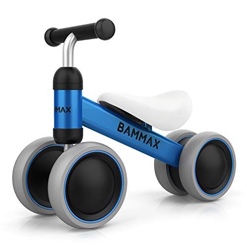 Bammax Bicicleta sin Pedales, Bici sin Pedales Niño, Juguetes Bebes 1 Año, Triciclos Bebes, Correpasillos Bebes 1 Año, Azul