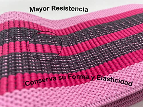 Bandas elasticas musculacion para Gimnasio Bandas de Resistencia para 3 Niveles de Resistencia Ideales para Ejercicio en casa en el Gym Oficina y Ejercicio al Aire Libre Cintas de musculacion Fitness