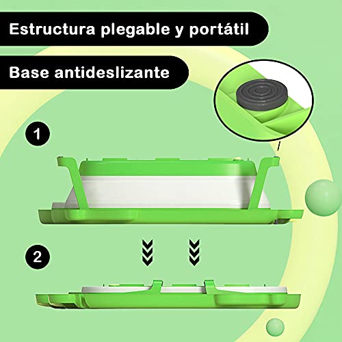 Bañera Bebe Plegable con Cojin para Bañera Bebe Adaptable y Gorro de Ducha para Bebe | Bañera Plegable Bebe Antideslizante con Patas.