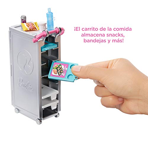 Barbie Avión de tus sueños, avión de juguete con muñeca y accesorios para muñecas (Mattel GBJ33)