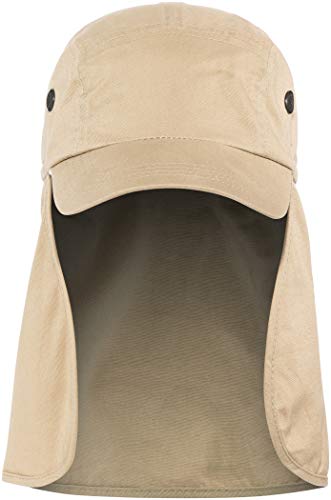 Basic Nature – Gorra Tipo legionario (con Protector de Nuca, Hombre, Legionärskappe mit Nackenschutz, Naturaleza, Small