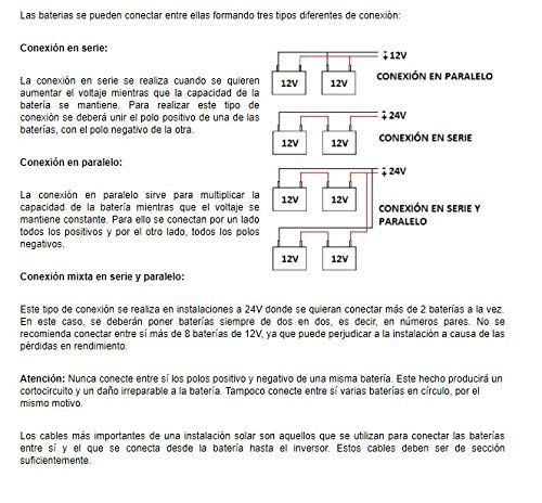 Batería Solar 250Ah / 12V TAB Motion Baterias para una descarga profunda utilizo para instalación solar