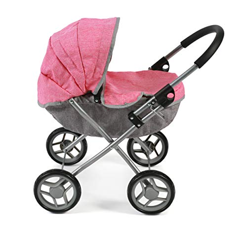 Bayer Chic 2000-Cochecito para muñecas, Color Melange Pink-Grey (550 57)