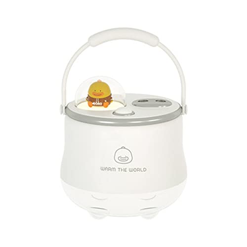 BE-STRONG Humidificador para Dormitorio Infantil Super Silencioso, Humidificador De Niebla Fría 3-1, Humidificador Portátil USB con Luz Nocturna, Decoración De Escritorio,Blanco