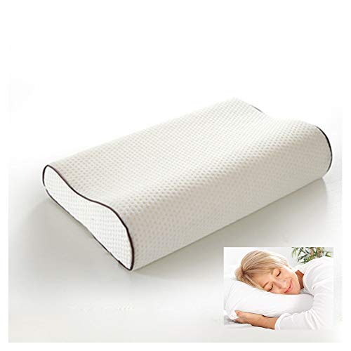 Beckye Power of Nature Almohada Viscoelastica, Almohada Cervical con Altura Ajustable, Reduce Dolores Cervicales，Forma Ergonómica Adecuada para Todos los Durmientes,