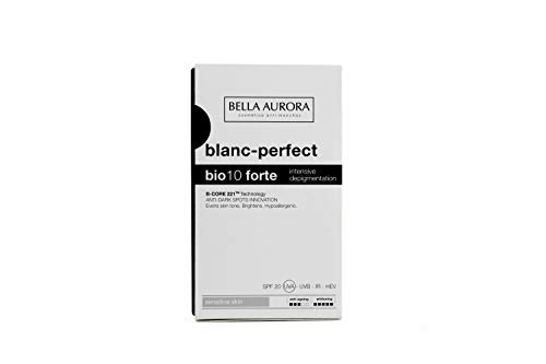 Bella Aurora Tratamiento Anti-Manchas Intensivo Piel Sensible SPF 20, 30 ml | Crema Anti-edad para Manchas en la Cara | Despigmentante Facial Piel | Bio 10 Forte