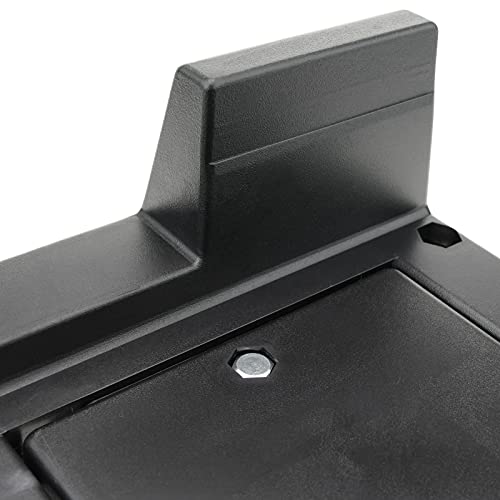 BeMatik - Soporte para ordenador PC con ruedas de color negro