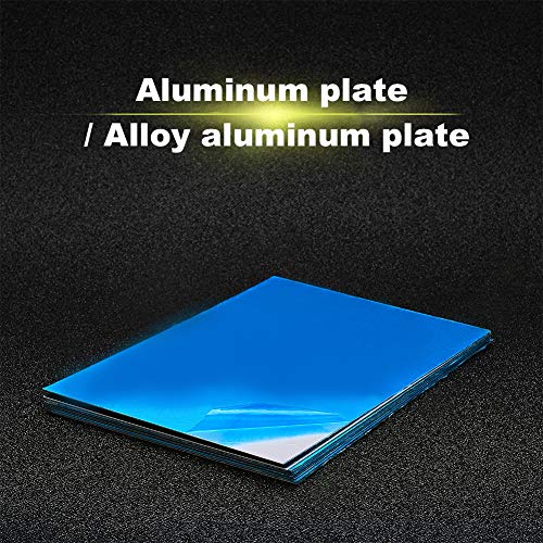 BENECREAT 10 PCS Panel de Aluminio (18x13cm) Lámina de Aluminio con Película Protectora para Manualidades de Metal, Hacer Joyas, Estampados a Mano, Grabado en Relieve