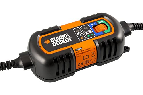 Black + Decker BDV090 Cargador De Baterias, 6-12V De Mantenimiento