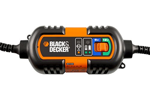 Black + Decker BDV090 Cargador De Baterias, 6-12V De Mantenimiento