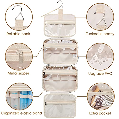 Bolsa de aseo grande para colgar en viaje, bolsa de maquillaje, organizador de cosméticos para mujeres y niñas, elefante, free,