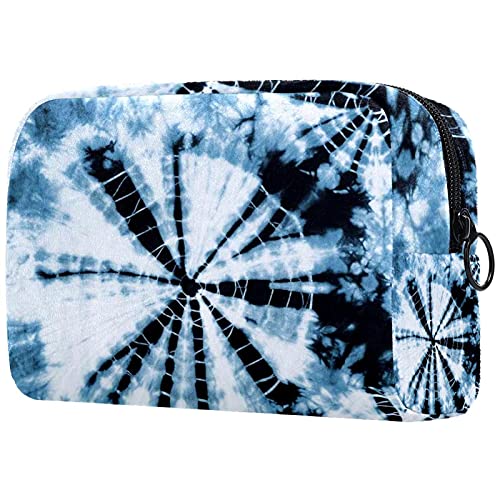 Bolsa de cosméticos Bolsa de Maquillaje Bolsa de cosméticos de Viaje, Bolso de Mano, Bolso de baño,Remolino Abstracto Tiedye