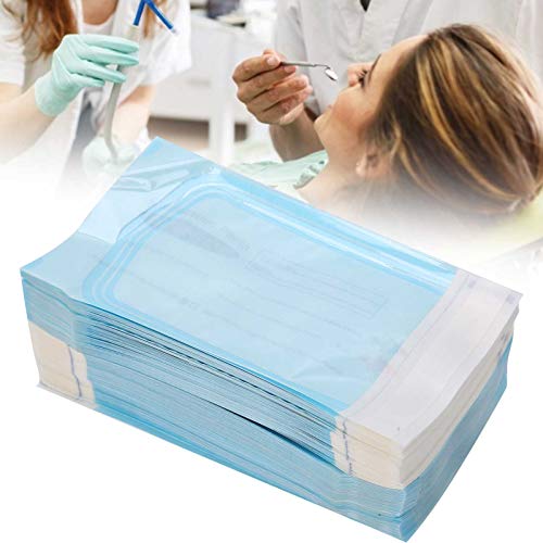 Bolsa de esterilización oral autoadhesiva de 200 piezas/caja, bolsa de esterilización sellada desechable, bolsa de almacenamiento de bolsa de limpieza de suministro oral, bolsas de esterilización de