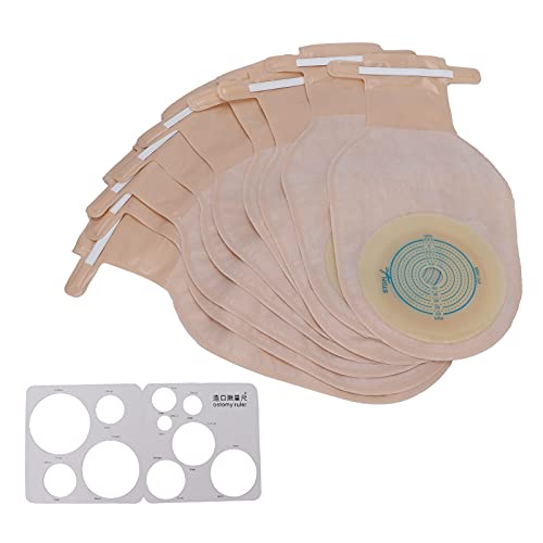 Bolsas de colostomía, bolsa de ileostomía de ostomía, bolsa de bolsas de colostomía, 10 bolsas de ostomía drenables de una pieza para el cuidado del estoma de ileostomía