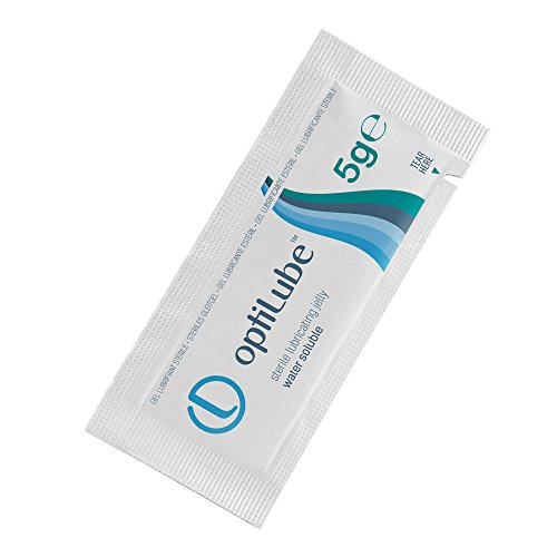 Bolsitas OptiLube - Gelatina Lubricante Estéril En Bolsitas, Soluble En Agua Con Embalaje Fácil De Rasgar (Sobre 5g - Caja de 150)