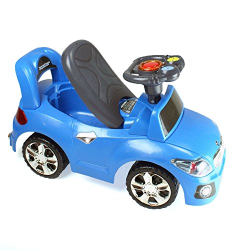 Bopster® Coches correpasillos Deportivos para Edades de 12-36 Meses - Azul