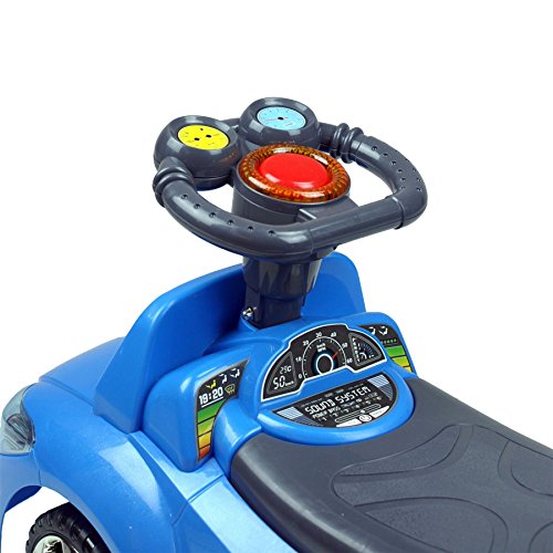 Bopster® Coches correpasillos Deportivos para Edades de 12-36 Meses - Azul