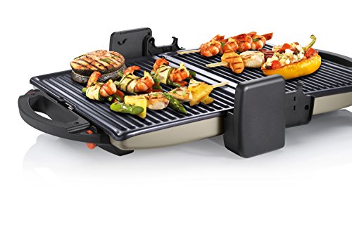 Bosch TFB3302V - Plancha y grill de 1800 W, Color Gris y negro