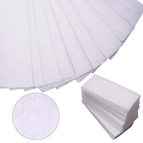 BQTQ 600 Piezas Bandas de Papel para Depilación con Cera Tiras Depilatorias Papel Depilatorio Bandas de Papel para Depilación con Cera para Pierna Brazo Armpit Depilación