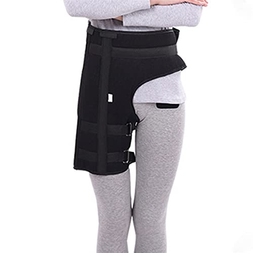 Brace de soporte de cadera, Inmovilizador de la rodilla BRACE HIP HIX Fijación Pierna Calentador de la pierna Inmovilizador Ciclismo Férula de la rodilla Comodidad Rígido Soporte Masaje de salud Estab