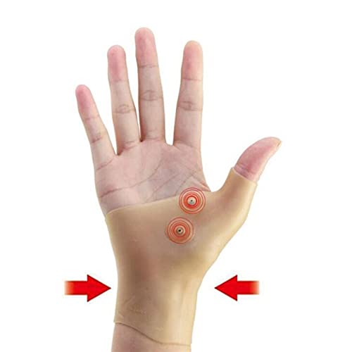 Brace De Soporte De Muñeca De Gel, 2 PCS Guantes De Pulgar De La Mano De La Muñeca De La Terapia Magnética Para Escribir, Yoga, Natación, Jardinería, Alivio De Dolor De La Presión De La Artritis Manua