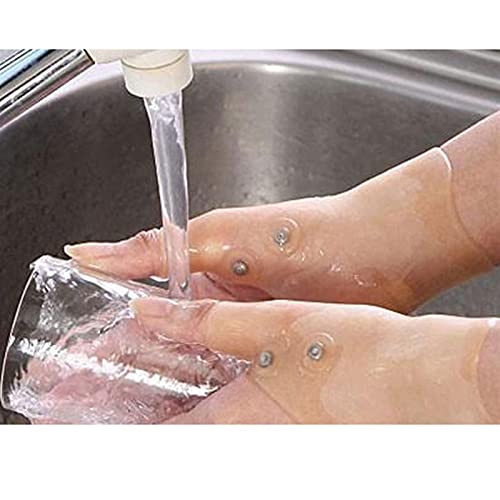 Brace De Soporte De Muñeca De Gel, 2 PCS Guantes De Pulgar De La Mano De La Muñeca De La Terapia Magnética Para Escribir, Yoga, Natación, Jardinería, Alivio De Dolor De La Presión De La Artritis Manua