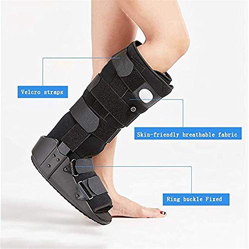 Brace pie, bota for caminar Comfort Safey transpirable Walker Fractura de arranque de las botas del tobillo de arranque for Ortopédica roto o esguince de tobillo, fracturas, o cirugía de Aquiles de re