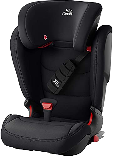 BRITAX RÖMER Silla Coche KIDFIX Z-LINE Protección Superior Frente a Impactos Frontales Niño de 15 a 36 kg Grupo 2/3 de 3,5 a 12 Años, Cosmos Black