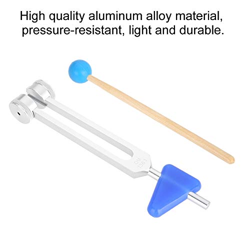 Brrnoo Diapasón, OM 136,1 HZ Kit de Instrumentos de diapasón de aleación de Aluminio ponderado para curación del Sonido Herramientas de Terapia de vibración para aliviar el estrés