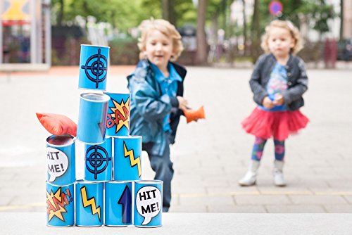 Buitenspeel-Juguete de puntería-Volcar latas Bam (GA131)