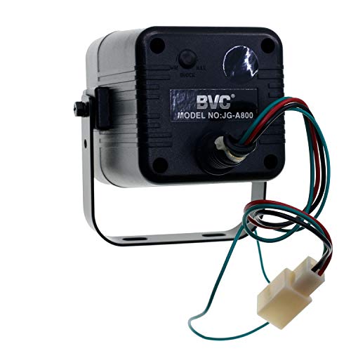 BVC JG-800 - Alarma para Coche y Moto - Alarma Universal Antirrobo Sirena con Mando a Distancia