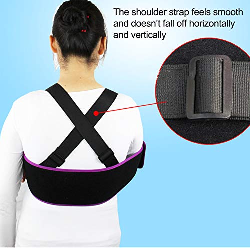 Cabestrillo Soportes de Brazos, Cabestrillo para el Brazo Ajustable, Ligero Cómodo Hombro Inmovilizador Brazo Sling Transpirable Médico Soporte de Hombro para Lesionado Brazo/Mano/Codo,Negro